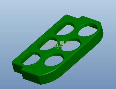 接冰箱蛋托注塑模具設計與PROE三維圖解析